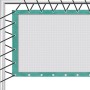 Beetex Gummi-Seil, 6mm x 6m, schwarz, zur Befestigung von Sonnenschutz und Abdeckplanen.