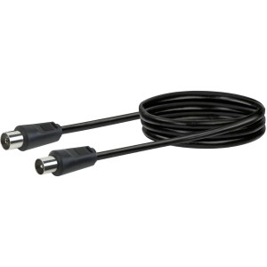 Schwaiger Antennen Anschlusskabel 1,5 m Schwarz