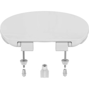Ideal Standard Eurovit WC-Sitz mit Befestigungsmaterial in Weiß (Alpin)