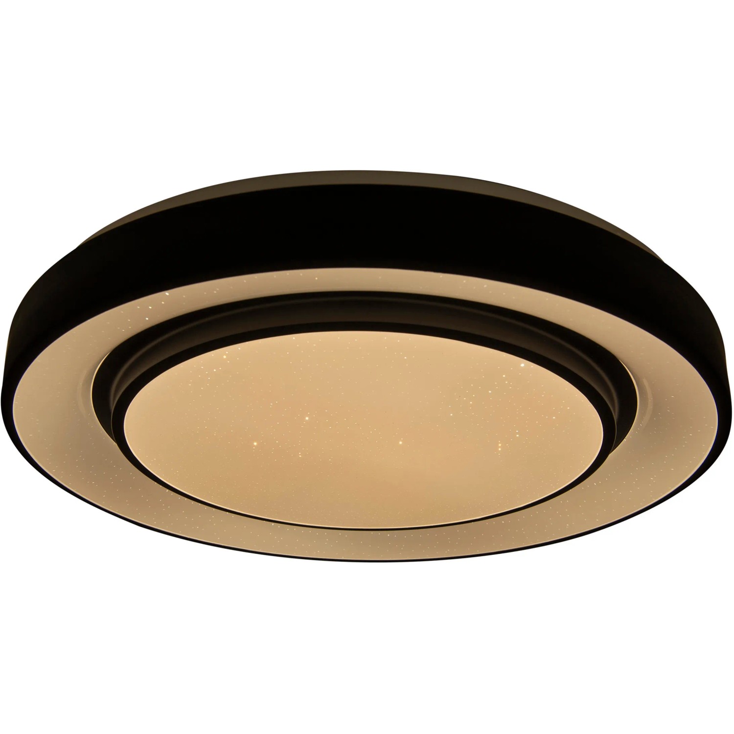 Runde LED-Deckenleuchte Monterey, 47,5 cm, mit Fernbedienung zur Farbtemperatur-Regelung.