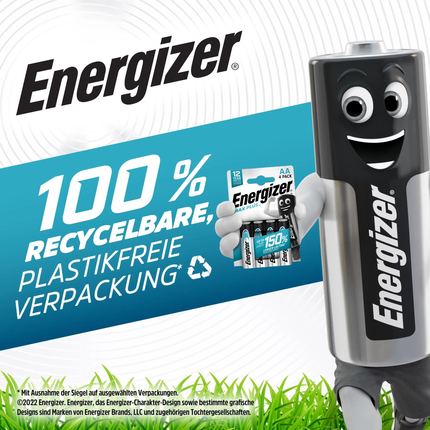 Energizer Max Plus AAA Batterien, 4er-Pack. Langlebige Alkaline-Batterien für anspruchsvolle Geräte.