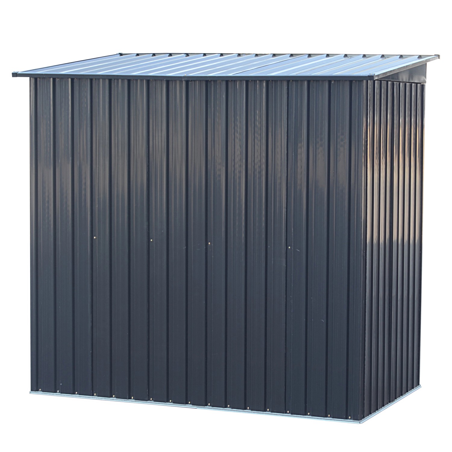 Tepro Metallgerätehaus Multi Shed Medium, 194x182x121 cm, anthrazit, Pultdach.