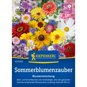 Kiepenkerl Sommerblumenzauber: Saatgut für eine bunte Blumenmischung im Sommer.
