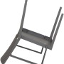 Grauer Siena Garden Lane Stapelsessel, 56x57x80 cm, Gartenstuhl.