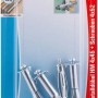 Fischer Hohlraumdübel HM 4x45, 4er-Set mit Schrauben, für Gipskarton und Plattenbaustoffe.