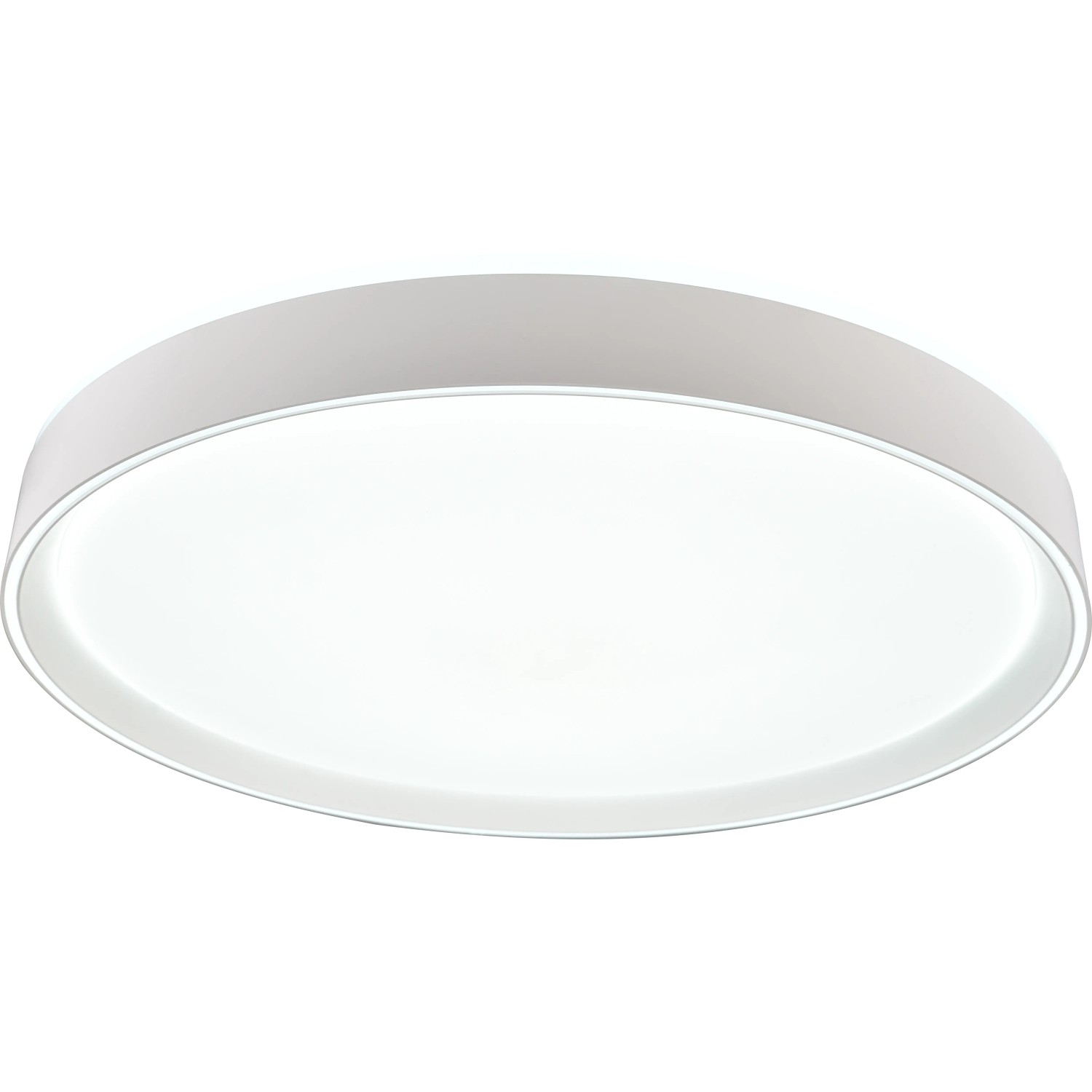 Weiße MegaLight LED Deckenleuchte Shining Saturn, 45W, Ø 49cm.