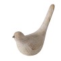 Beige Deko-Figur Vogel Karimo von Boltze Home, 2-fach sortiert.