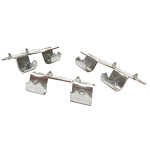 Leistenkrallen, 50 Stück, Zubehör zur Befestigung von Deckenabschlussleisten.