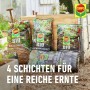 Compo Bio Gärtner-Kompost torffrei 40L, zusammen mit Holzschnitzel und Hochbeeterde für Hochbeet