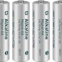 Acht Mignon AA Alkaline Batterien im Set.