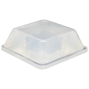 Wagner Elastikpuffer-Set EH3120 Transparent 20 mm x 20 mm x 6 mm 8-tlg.