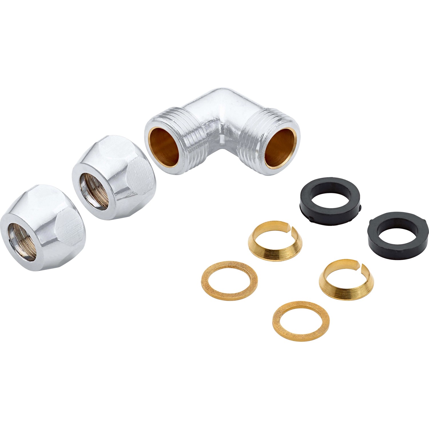 Legris Quetschverschraubung Gerade 10mm Messing - 10 Stück Packung Für Pneumatik & Hydraulik