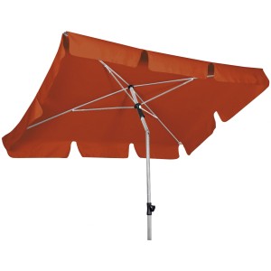 Doppler Marktschirm Active, 120x180 cm, Terrakotta, mit Knickfunktion. Sonnenschutz für Balkon und Garten.