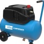Blauer Güde Kompressor 190/08/24, ölfrei, mit 24 l Kessel und Tragegriff.