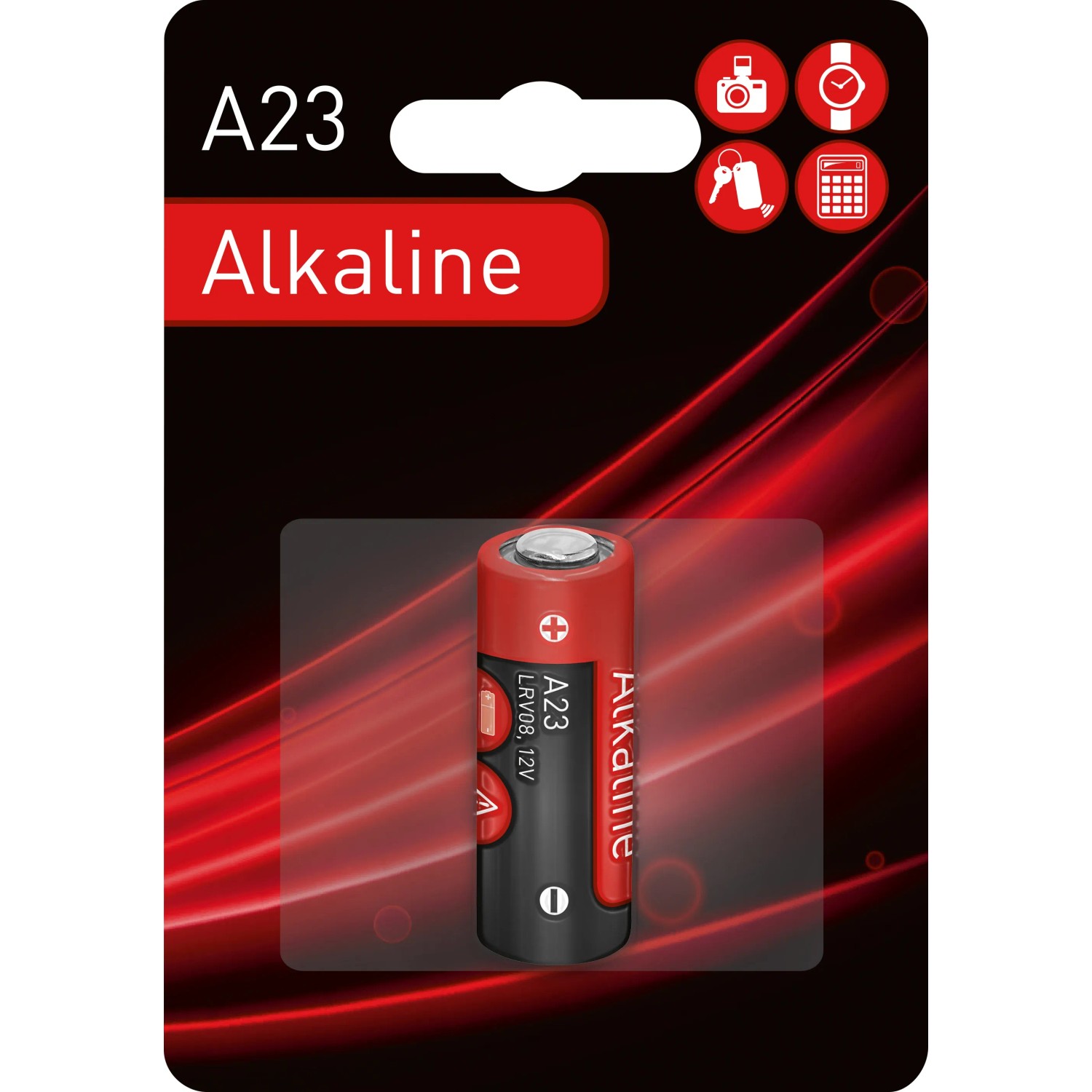 A23 Alkaline Batterie für Funkfernbedienungen, 12V.