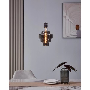 Eglo E27 LED Leuchtmittel, 4W, dimmbar, mit dekorativer Form und warmweißem Licht.
