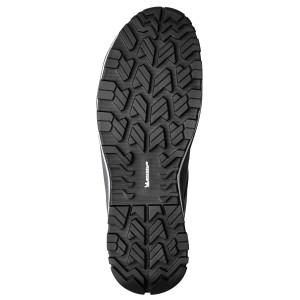 Sohle des grauen Michelin Sicherheitsstiefels Turbo S3 Größe 41 mit Reifenprofil.