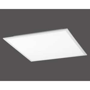 Weißes, dimmbares LED-Panel FLAT 45x45cm von Just Light für die Deckenmontage.