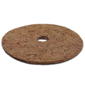 KARAT Mulchscheiben Kokos Pflanzenschutzmatte Winterschutz Kokosfaser 1 Stück Ø 30 cm