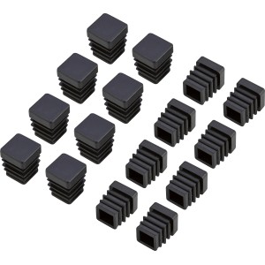 Fußkappen für Gartenmöbelset Saratoga, 16 Stück, aus Kunststoff.