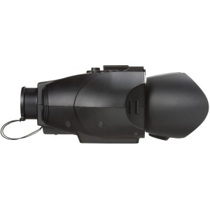 Schwarzes Bresser Digital Binokular Nachtsichtgerät mit Aufnahmefunktion für Kameraüberwachung.