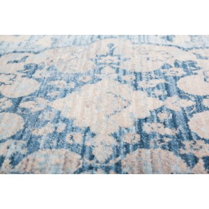 Blauer Vintage Teppich (120x170 cm) mit orientalischem Muster. Kayoom Teppich Tibet Nagqu.