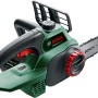 Bosch Akku-Kettensäge UniversalChain 18 Solo, Akku-Kettensäge in Grün und Schwarz.
