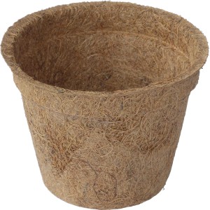 Proflora Kokosfaser Anzuchttopf, 0,5 l, aus Kokosfasern und Naturkautschuk für die Pflanzenanzucht.