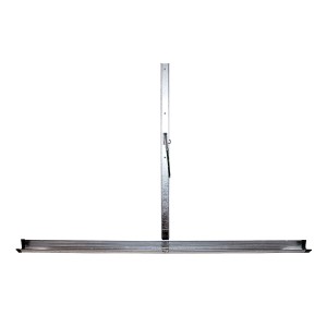 Eufab Fahrrad Wandhalter mit Schiene zur platzsparenden Fahrradaufbewahrung.