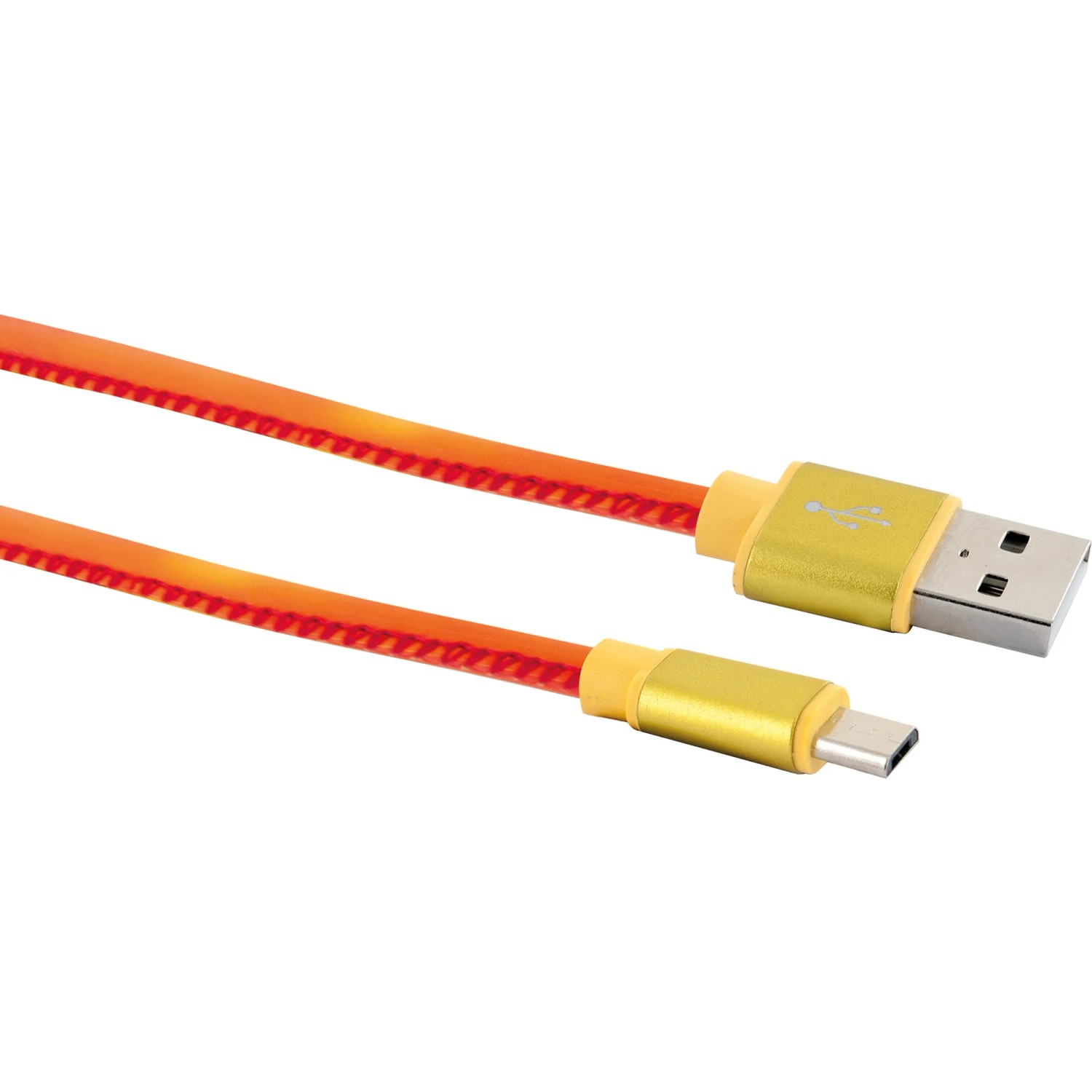 Schwaiger USB-Kabel: USB 2.0 Micro B auf USB 2.0 Typ A, Chamäleon-Effekt, 1,5 m.