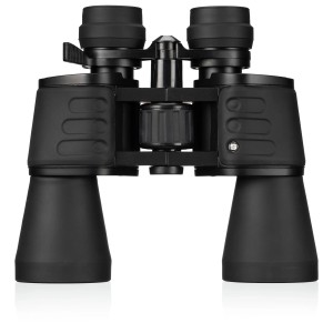 Schwarzes Bresser Hunter Zoom Fernglas 8-24x50 für Natur- und Sportbeobachtung.
