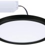 Schwarzes Paulmann LED-Einbaupanel Areo VariFit, 17,5 cm, 13 W. Runde Form, neutralweißes Licht.