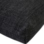 Detailaufnahme: Anthrazitfarbenes Siena Garden Banksitzkissen Comfort, 110x44x7 cm. Bequemes Kissen mit Struktur.
