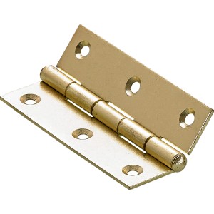 Hettich Scharnier 70 mm x 40 mm vermessingt