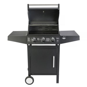 El Fuego Gasgrill San Angelo mit 3 Brennern, Seitenablage und Unterschrank.