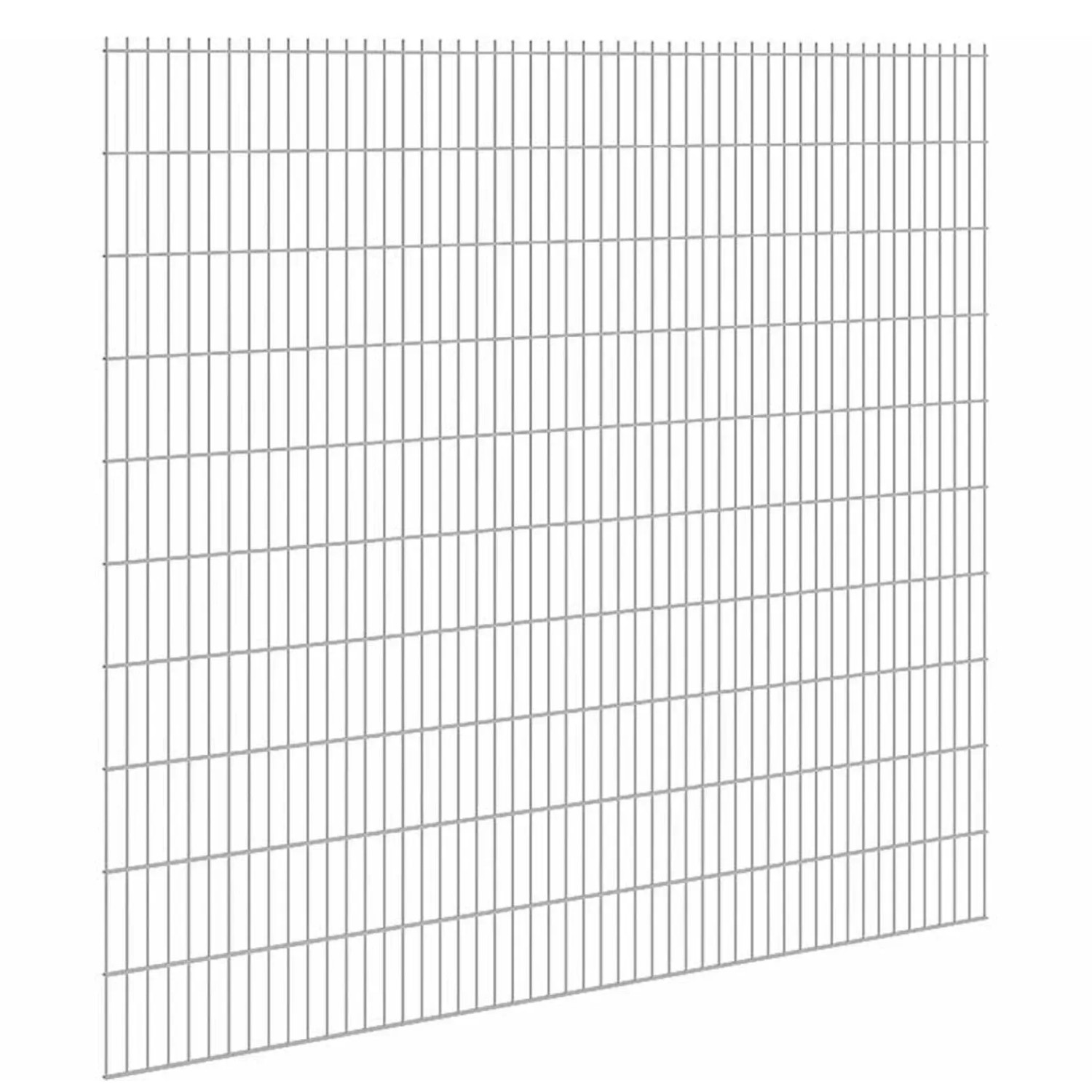 Floraworld Doppelstabmattenzaun, verzinkt, 203x251 cm, für Gartenzäune.