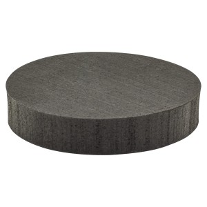 Schwarzer Wagner Topffuß (Ø 40 mm) aus Kautschuk zum Unterlegen von Pflanztöpfen.