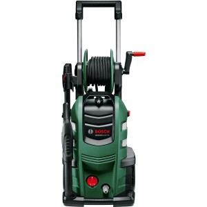 Bosch AdvancedAquatak 160 Hochdruckreiniger mit Schlauchtrommel und Lanze.