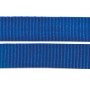 Blaue Jollypaw V-Leine L-XL, 2 m lang, 25 mm breit, aus Nylon, 3-fach verstellbar.