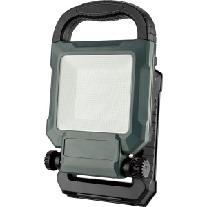 LED-Baustrahler, 30W, 2700lm, mit Tragegriff und Drehknopf zur Winkeleinstellung.