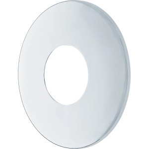 Scharnierrosette Ø 24,1 mm (G 3/4") x 5 mm Verchromt