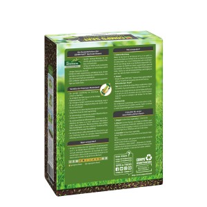 Compo Rasen Nachsaat 2 kg Packung für schnelle Rasenreparatur und dichten, grünen Rasen.