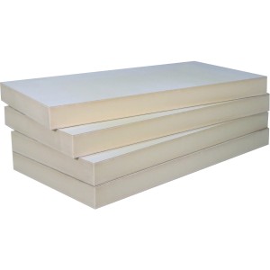 PUR/PIR Dämmplatten MV WLS 026, 140 mm stark, für Flachdachdämmung mit Mineralvlies.