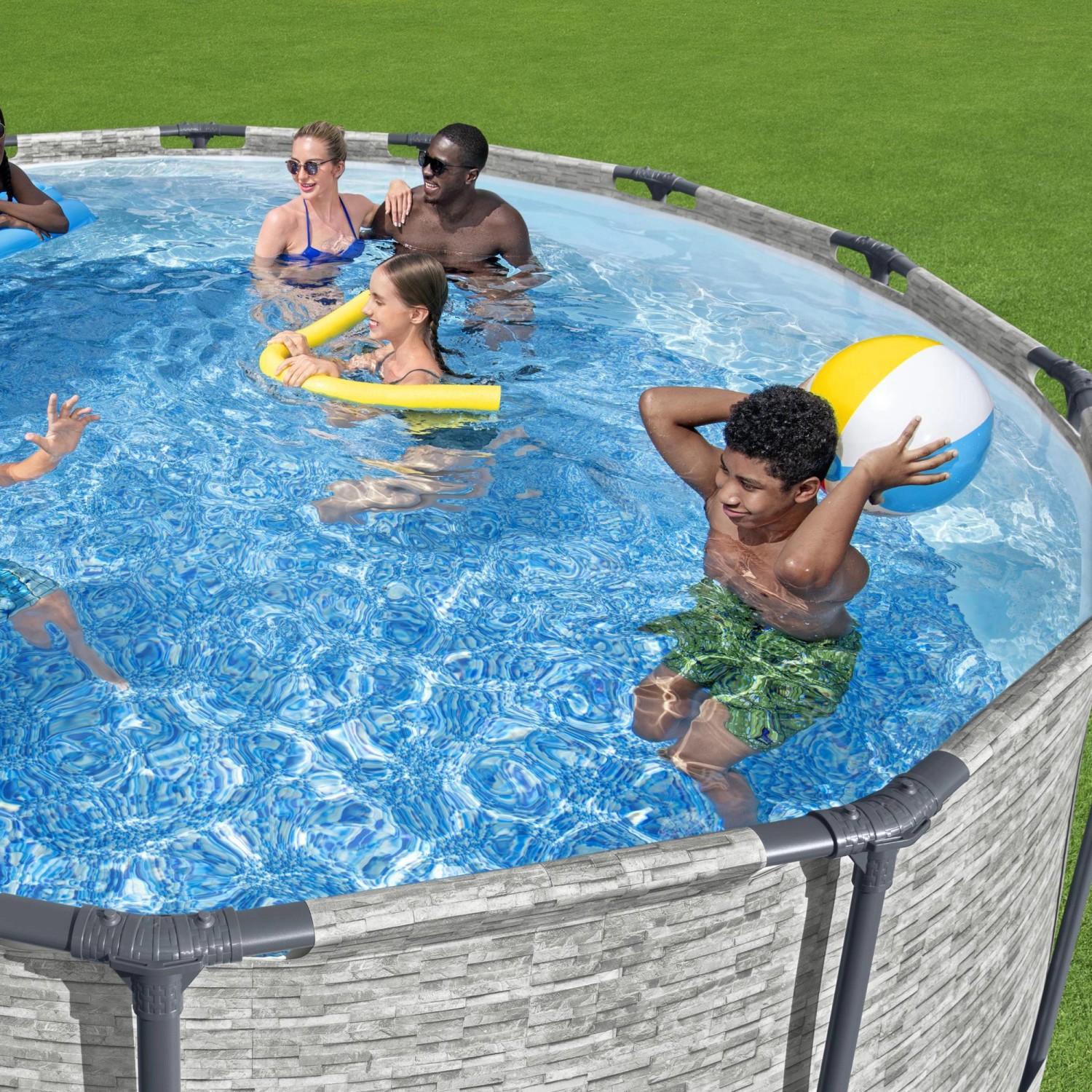 Bestway StahlrahmenPool Set Steel Pro Max Frame Ø 427 x 122 cm Rund