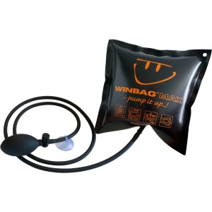 Winbag Max Montagekissen mit Pumpe und Schlauch, Tragekraft 250 kg.