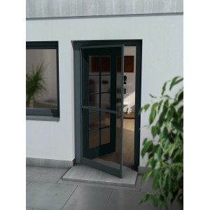 Alurahmen Insektenschutz Tür Anthrazit 100 x 215 cm