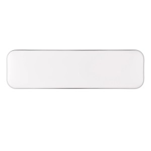 Weiße, dimmbare LED-Deckenleuchte Blanca, 60 cm, für Wohnräume.