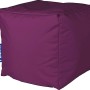Sitting Point Hocker Aubergine, 60 l, quadratischer Sitzsack für Jugendzimmer und Outdoor.