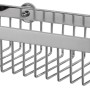 Nie Wieder Bohren Duschkorb Aluxx, verchromtes Aluminium, zur Wandmontage im Bad.