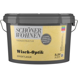 Eimer Schöner Wohnen Wisch-Optik Effektlasur 2,5l für kreative Wandgestaltung.